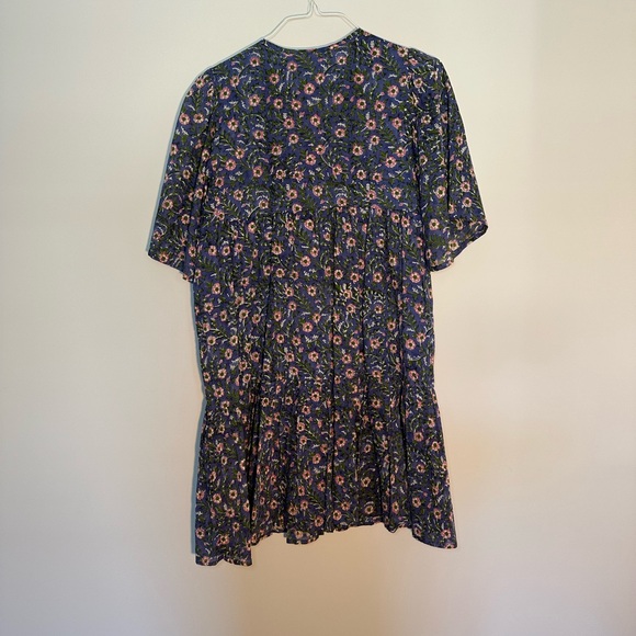 Emerson Fry Purple Flutter Sleeve Sundress - Picture 3 of 5